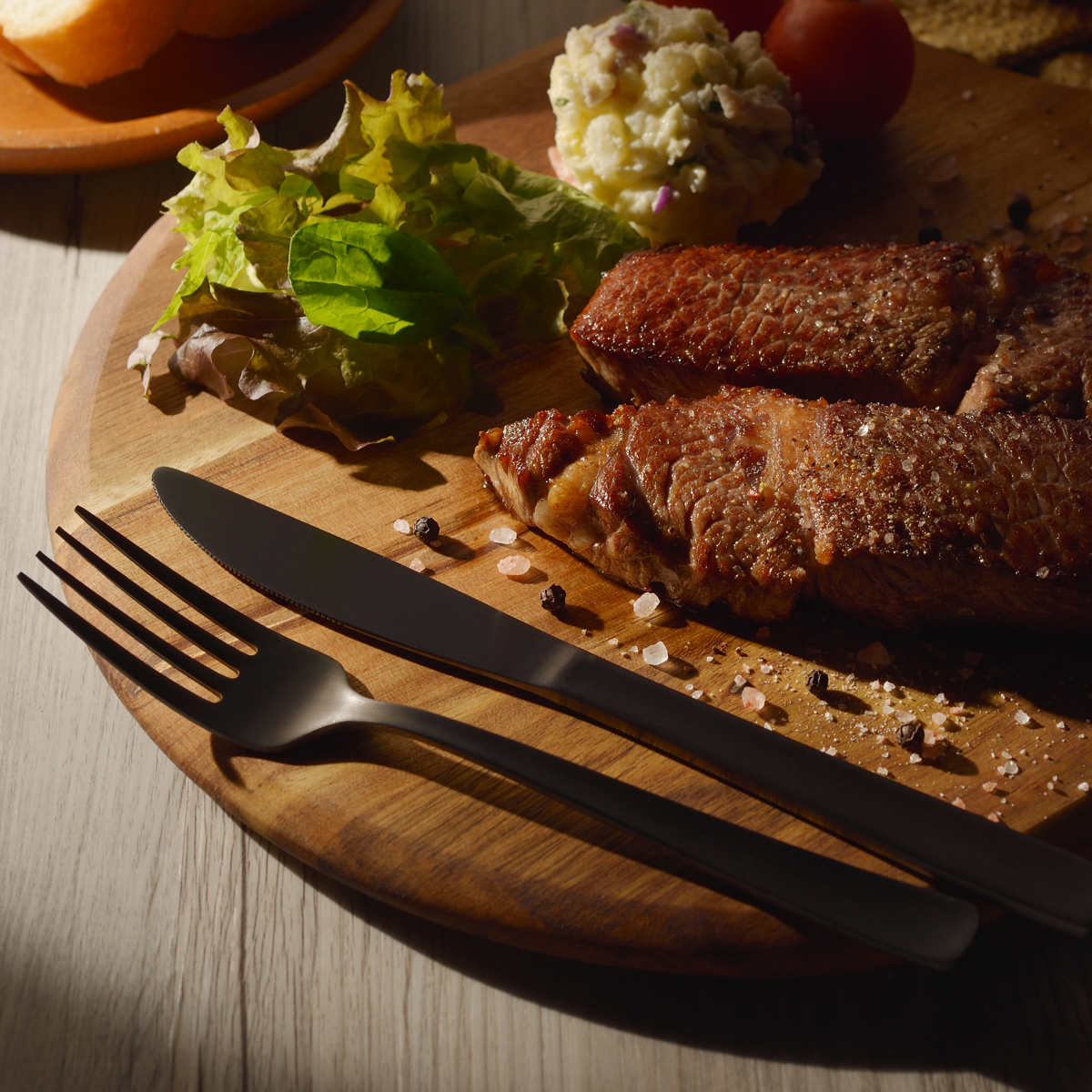 スプーン フォーク 墨彩 デザートスプーン デザートフォーク ( ステンレス 日本製 燕三条 カトラリー 18cm 17.5cm テーブルフォーク テーブルスプーン おしゃれ デザート 丈夫 錆びにくい シンプル モダン 食事 来客用 ) 【スプーン】 スプーン