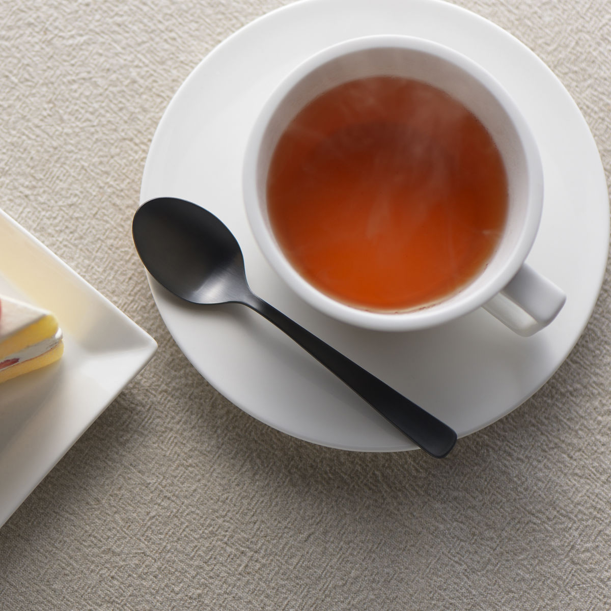 スプーン 墨彩 ティースプーン コーヒースプーン 同種4本セット ( ステンレス 日本製 燕三条 カトラリー 13cm 12cm おしゃれ ティー コーヒー 紅茶 珈琲 丈夫 錆びにくい シンプル モダン デザート ティータイム 来客用 普段使い ) 【コーヒー】 コーヒー