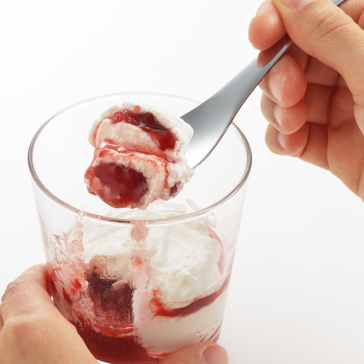 スプーン すくいやすいアイススプーン ( ステンレス 日本製 燕三条 アイス カトラリー 15cm おしゃれ シンプル アイスクリーム シャーベット デザート スイーツ スリム )