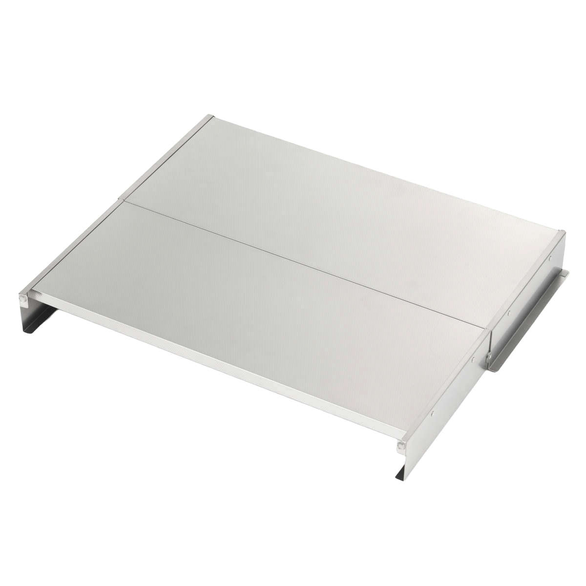 コンロカバー 折りたたみ式 ステンレス スーパーエンボスコンロカバー 60cm用 ( 日本製 レンジカバー ガスコンロカバー ガスレンジカバー 猫 コンロ ネコ 飛び乗り いたずら防止 油ハネガード 目隠し 作業台 ステンレスカバー )