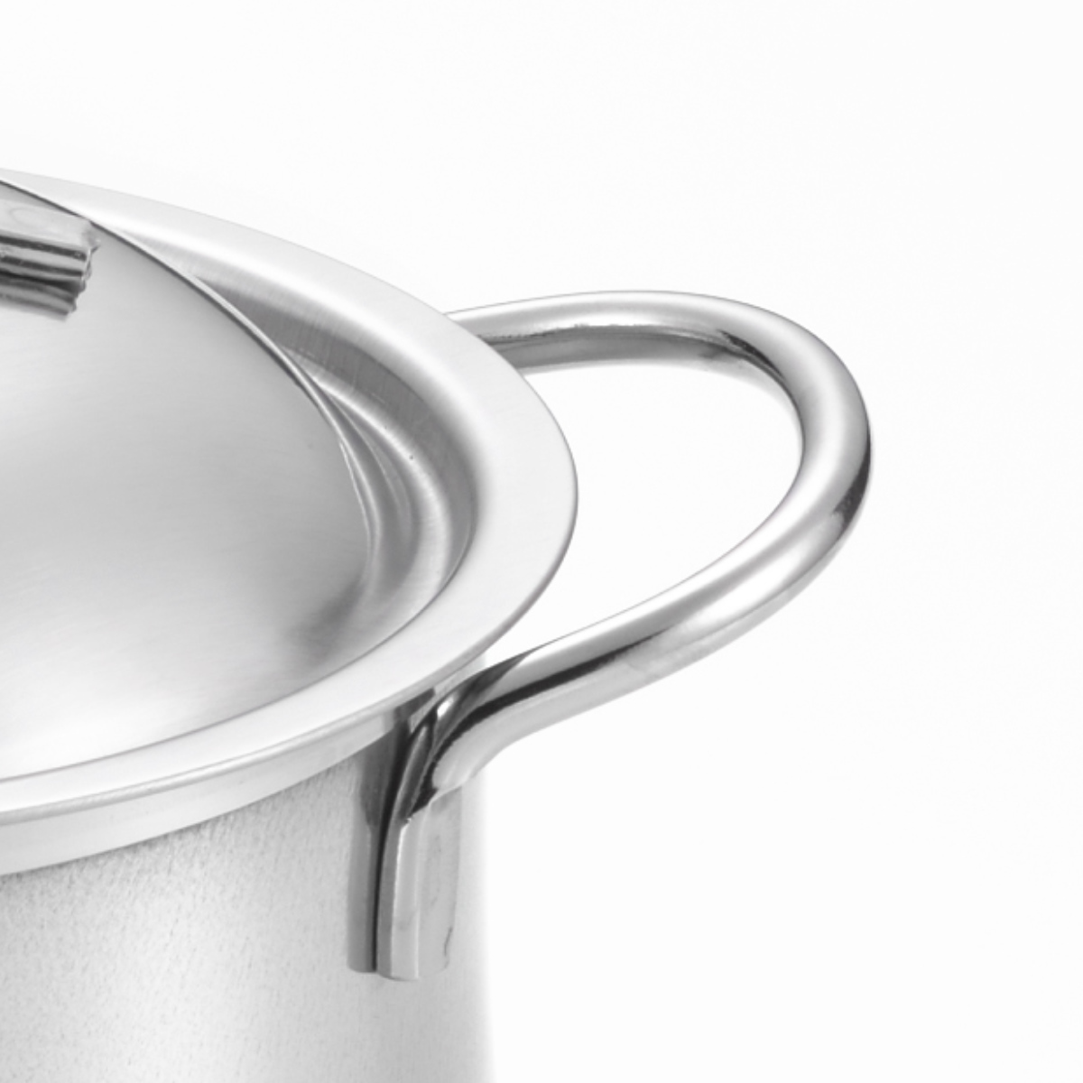 両手鍋 14cm 深型 IH対応 煮込み鍋 ステンレス製 日本製 ( ガス火対応 両手なべ パスタポット パスタ鍋 小鍋 14センチ ステンレス鍋 鍋 茹で鍋 蓋付き 深型鍋 コンパクト 国産 燕三条 )