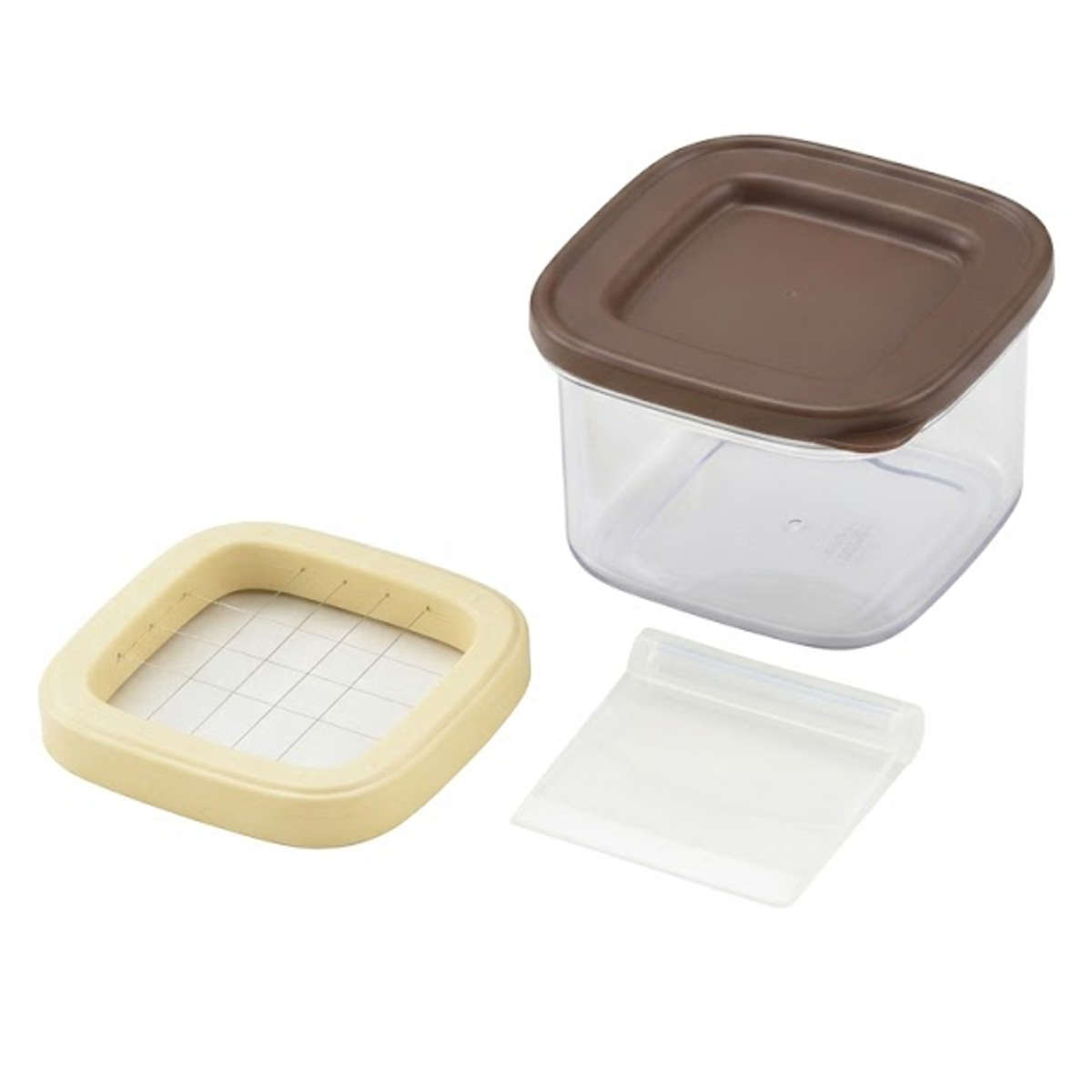 バターケース ホームベーカリー倶楽部 すぐ切れる バターカッター ケース付 ( 保存容器 日本製 カット バター入れ バター保存 プラスチック 蓋 200g バター容器 カッター ワイヤーカッター スケッパー お菓子作り ケース 冷蔵庫 )