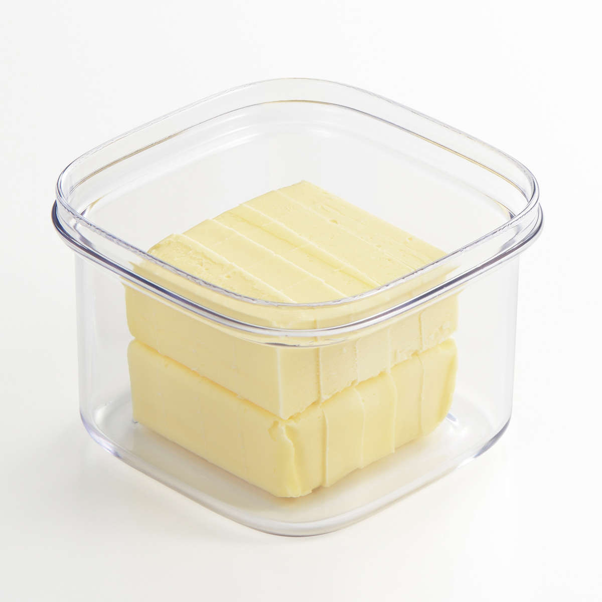 バターケース ホームベーカリー倶楽部 すぐ切れる バターカッター ケース付 ( 保存容器 日本製 カット バター入れ バター保存 プラスチック 蓋 200g バター容器 カッター ワイヤーカッター スケッパー お菓子作り ケース 冷蔵庫 )