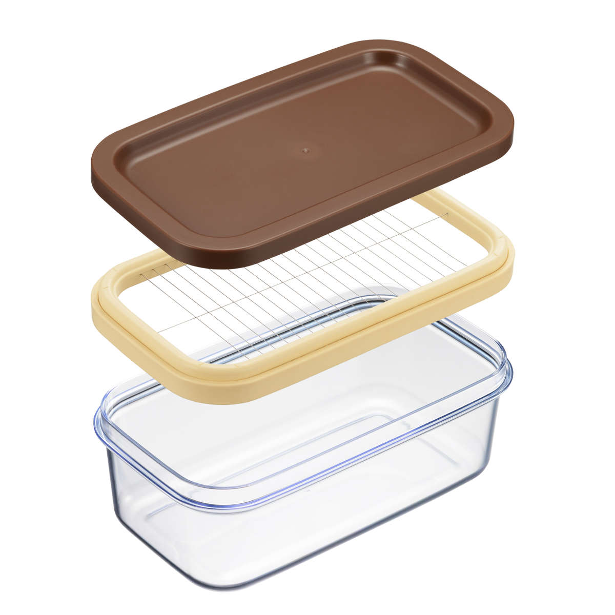 バターケース ホームベーカリー倶楽部 保存ができる バターカッター ( 保存容器 日本製 カット バター入れ バター保存 プラスチック 蓋 200g バター容器 カッター ワイヤーカッター スケッパー お菓子作り ケース 冷蔵庫 浅型 )