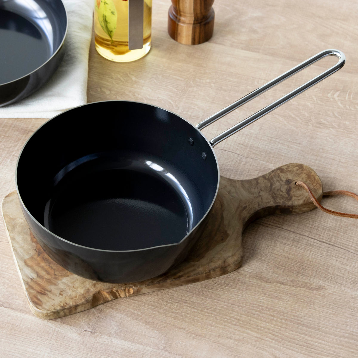 フライパン&いため鍋 鍋蓋 3点セット 18cm 20cm IH対応 シースタイル 鉄製 日本製 ( ガス火対応 炒め鍋 片手鍋 鉄鍋 鉄製フライパン 鉄のフライパン 蓋 フタ フライパン蓋18センチ コンパクト フライパン 20センチ 天ぷら鍋 )