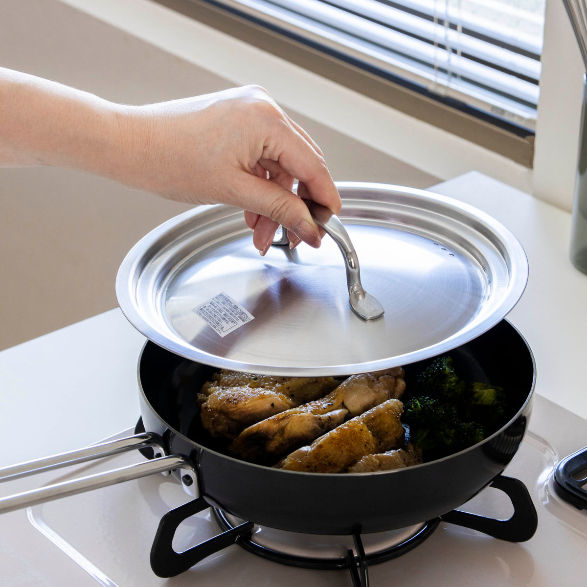 フライパン&いため鍋 鍋蓋 3点セット 18cm 20cm IH対応 シースタイル 鉄製 日本製 ( ガス火対応 炒め鍋 片手鍋 鉄鍋 鉄製フライパン 鉄のフライパン 蓋 フタ フライパン蓋18センチ コンパクト フライパン 20センチ 天ぷら鍋 )