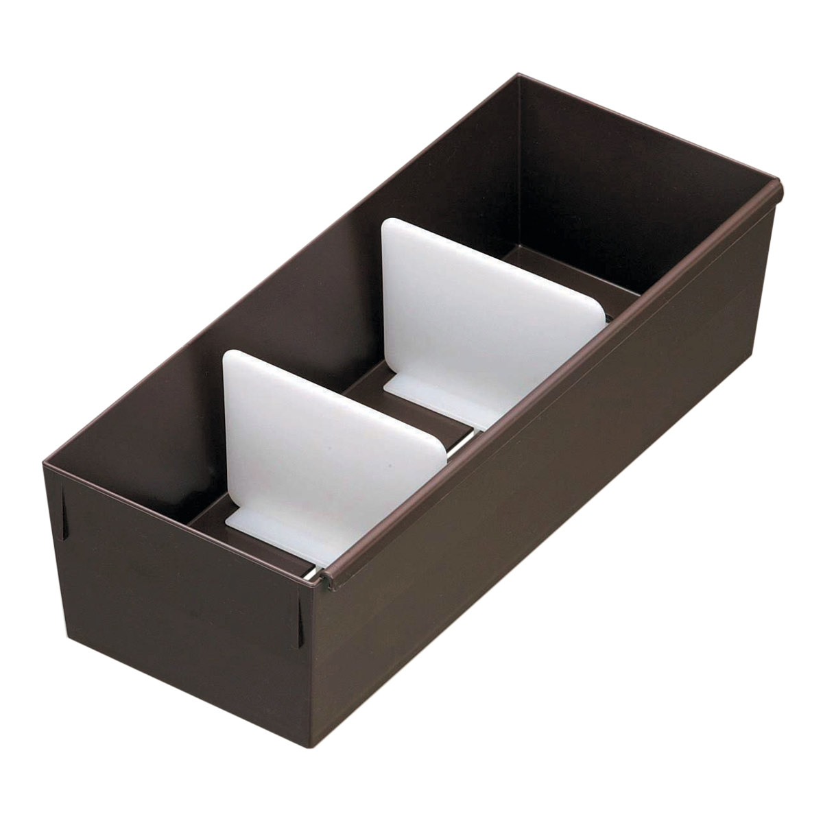 仕切りケース 幅14×奥行33×高さ9cm ランジェリー用 5個セット ( 小物収納 収納 引き出し 仕切り 収納ケース インナーケース 仕切りボックス プラスチック 間仕切り ケース 収納ボックス 間仕切りケース 引出し 整理整頓 ) 【ブラウン】 ブラウン