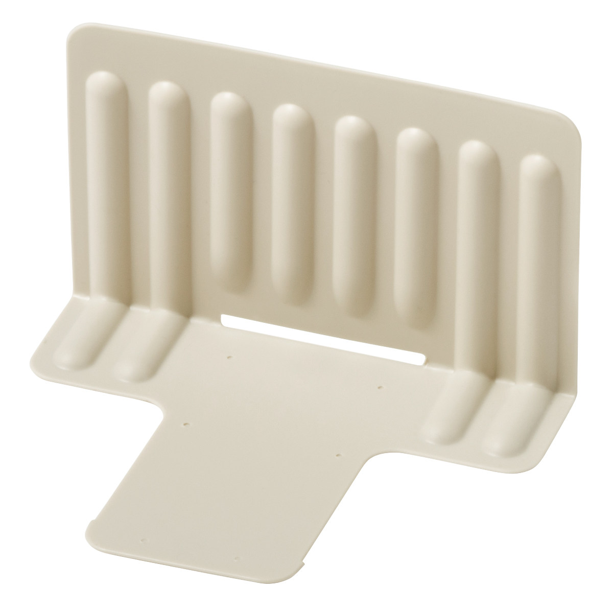 キッチン収納 冷凍庫スタンド 仕切り5枚組 ( 冷蔵庫収納 冷凍庫収納 整理ボックス 整理用品 お片付け キッチン 収納 冷蔵庫 冷凍庫 キッチン用品 キッチン雑貨 収納上手 仕切り板 小物収納 スライド 伸縮 庫内 立てて入れる 5枚 ) 【ホワイト】 ホワイト