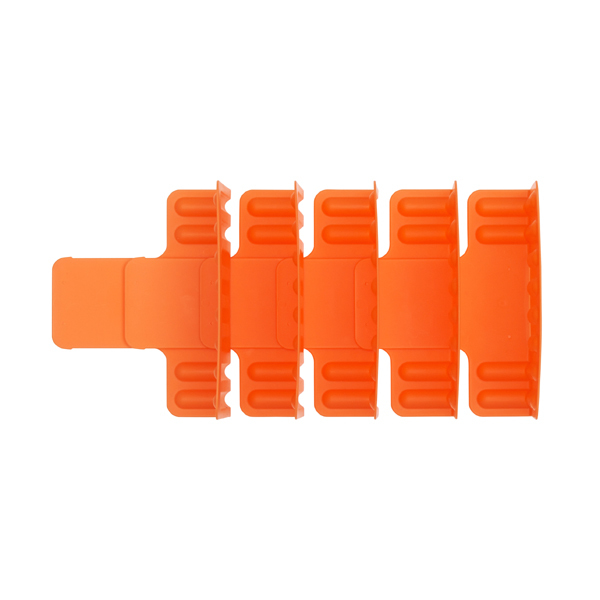 キッチン収納 冷凍庫スタンド 仕切り5枚組 ( 冷蔵庫収納 冷凍庫収納 整理ボックス 整理用品 お片付け キッチン 収納 冷蔵庫 冷凍庫 キッチン用品 キッチン雑貨 収納上手 仕切り板 小物収納 スライド 伸縮 庫内 立てて入れる 5枚 ) 【ホワイト】 ホワイト