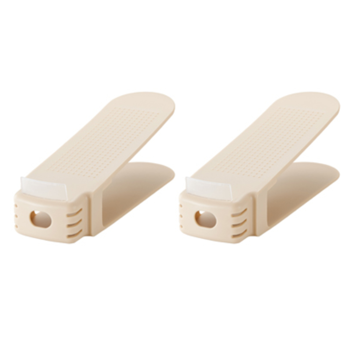 靴 収納 2個入り くつホルダー ローファータイプ スリム ( 靴ホルダー 幅8cm スリムタイプ ローヒール 靴収納 シューズ くつ ホルダー 省スペース 互い違い 靴箱 シューズホルダー すべり止め クツ ケース ラック レディース 2個 )