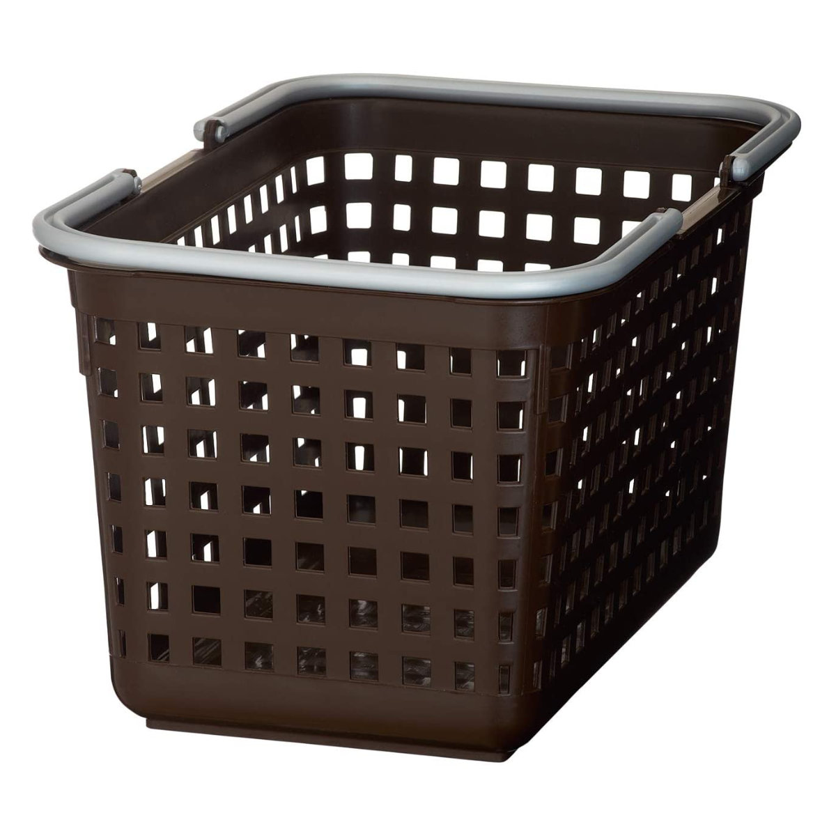 ランドリーバスケット スカンジナビア SCB-3 バスケット S ( 洗濯かご 脱衣かご ランドリーボックス ミニバスケット 洗濯 ランドリーラック 洗濯物入れ 洗濯カゴ 脱衣カゴ 脱衣籠 収納バスケット 持ち手付き 角型 日本製 ) 【クリア】 クリア