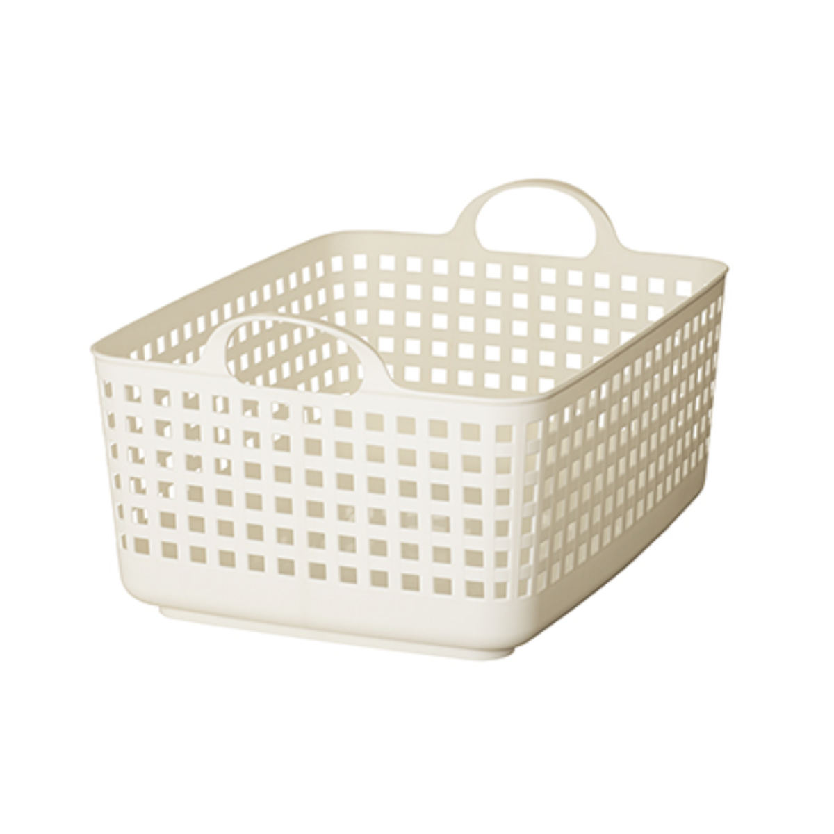 ランドリーバスケット スカンジナビア バスバスケット SCB-7 ( 洗濯かご 脱衣かご ランドリーボックス ミニバスケット 洗濯 スタッキング ランドリーラック 洗濯物入れ 洗濯カゴ 脱衣カゴ 収納 持ち手付き 角型 浅型 日本製 ) 【クリア】 クリア