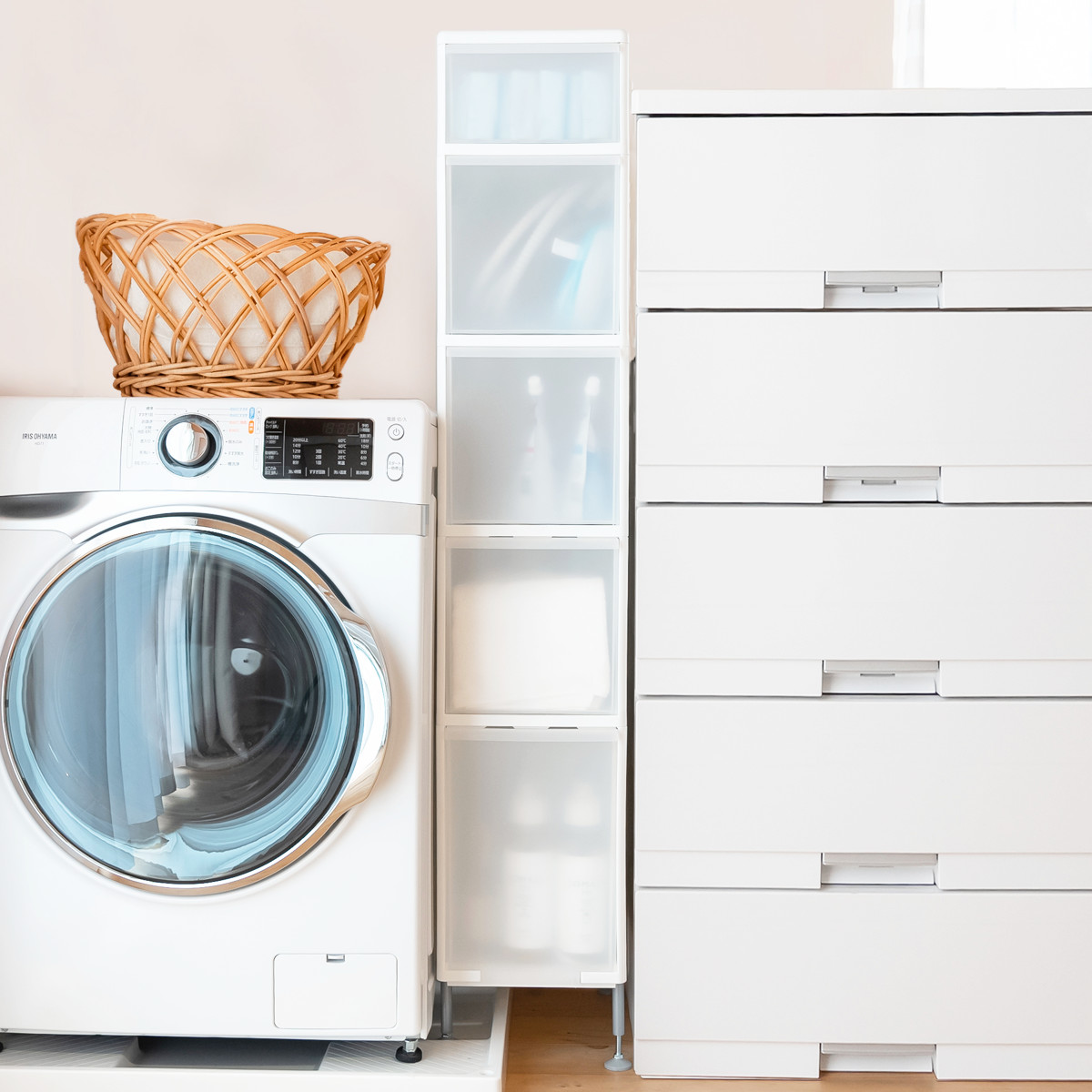 キッチンストッカー 幅25.5cm 5段 アジャスター付 スリムストレージ MS-1301A ( キッチン収納 隙間収納 収納ストッカー スリム ストッカー キッチンラック スリムストッカー すき間収納 洗面所 脱衣所 プラスチック製 )