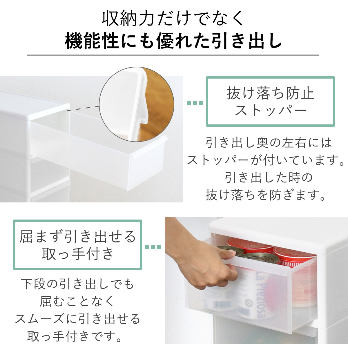 キッチンストッカー 幅25.5cm 5段 アジャスター付 スリムストレージ MS-1301A ( キッチン収納 隙間収納 収納ストッカー スリム ストッカー キッチンラック スリムストッカー すき間収納 洗面所 脱衣所 プラスチック製 )