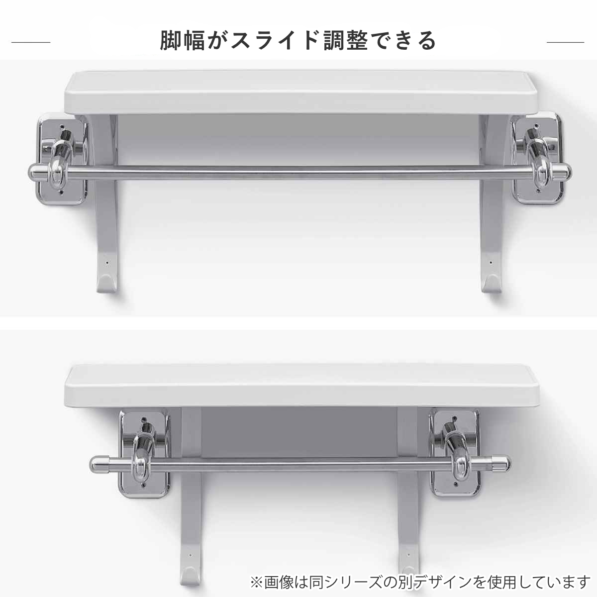 収納 洗面所 タオルバーシェルフ ラウンド ( シェルフ 棚 収納棚 飾り棚 タオルバー タオル上 タオルバーラック タオル上ラック 壁面 トレー フック シンプル 簡単組み立て )