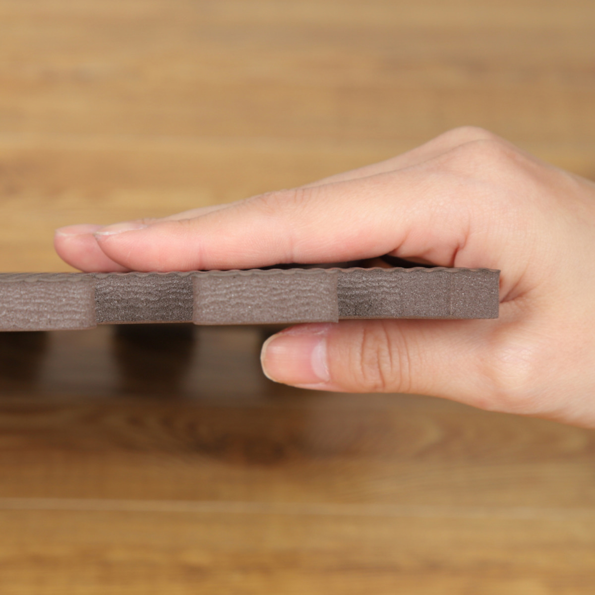 ジョイントマット 9枚入 0.5畳分 防音タイプ 30×30cm ( マット フロアマット 防音マット ジョイント パズルマット 防音 洗える 消臭 滑り止め 子ども お年寄り 高齢 9枚 30cm ) 【ベージュ】 ベージュ