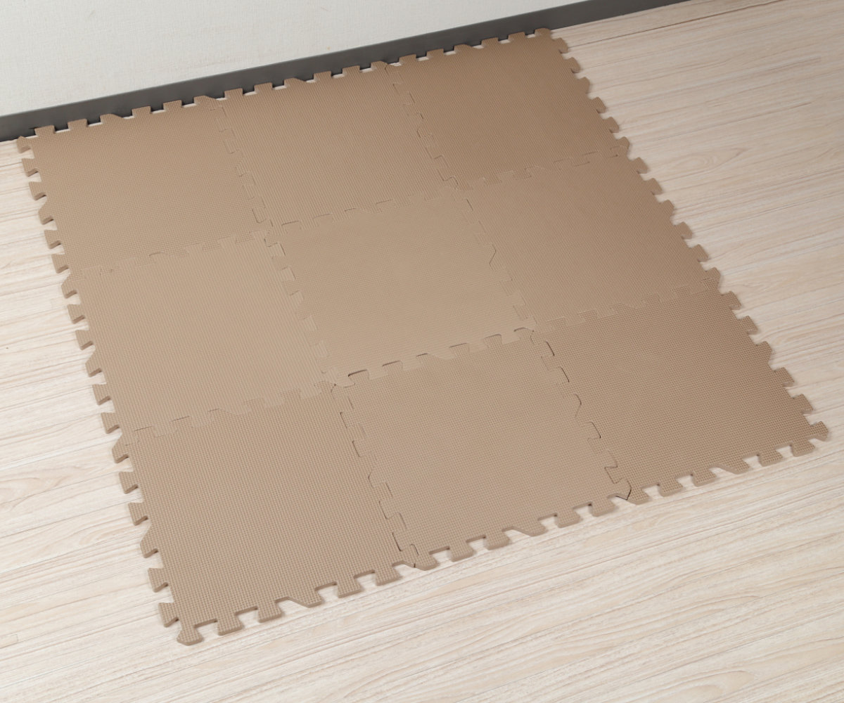 ジョイントマット 36枚入 2畳分 9枚入×4セット 防音タイプ 30×30cm ( マット フロアマット 防音マット ジョイント パズルマット 防音 洗える 消臭 滑り止め 子ども お年寄り 高齢 36枚 30cm ) 【ブラウン】 ブラウン