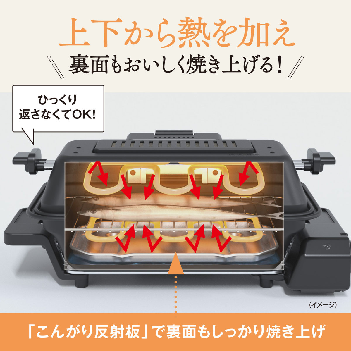 象印　魚焼きグリル　ロースター dショッピング |象印 マルチロースター 魚取り器付き 丸洗いOK