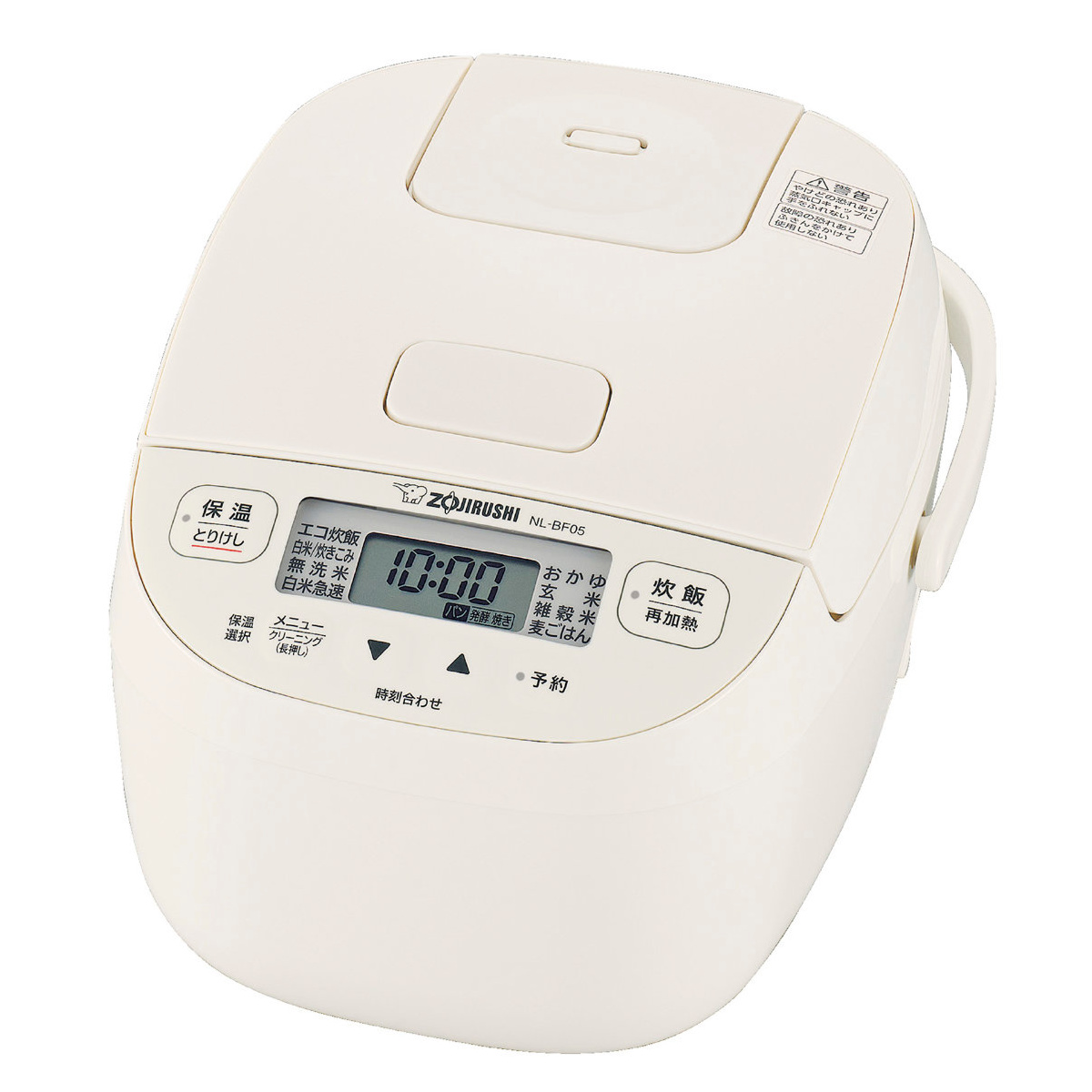 象印 マイコン炊飯器 3合炊き 極め炊き 小容量 ( ZOJIRUSHI 象印マホービン 3合 ジャー 保温 厚釜 2.5mm 高火力 豪熱沸とう ごはん 白米 麦ごはん 雑穀米 無洗米 しゃもじ付き 調理家電 キッチン家電 ) 【ソフトホワイト】 ソフトホワイト