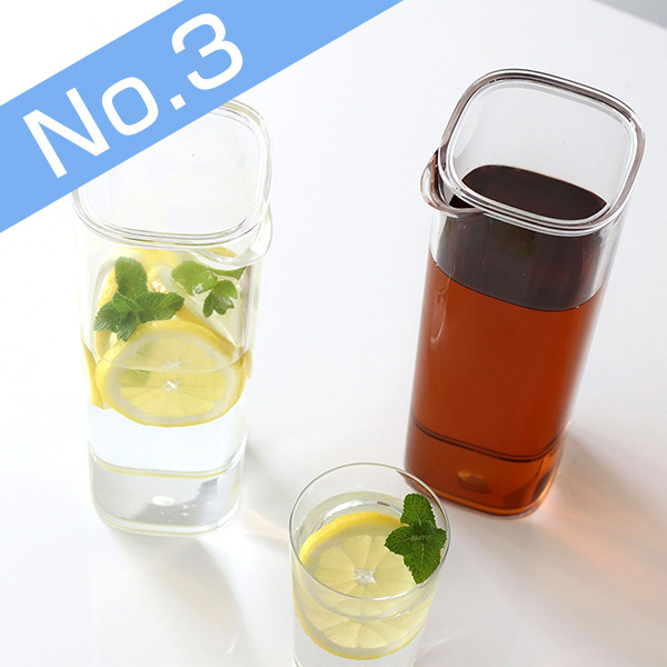 キントー 冷水筒 ピッチャー 1L OVA ウォーターカラフェ プラスチック