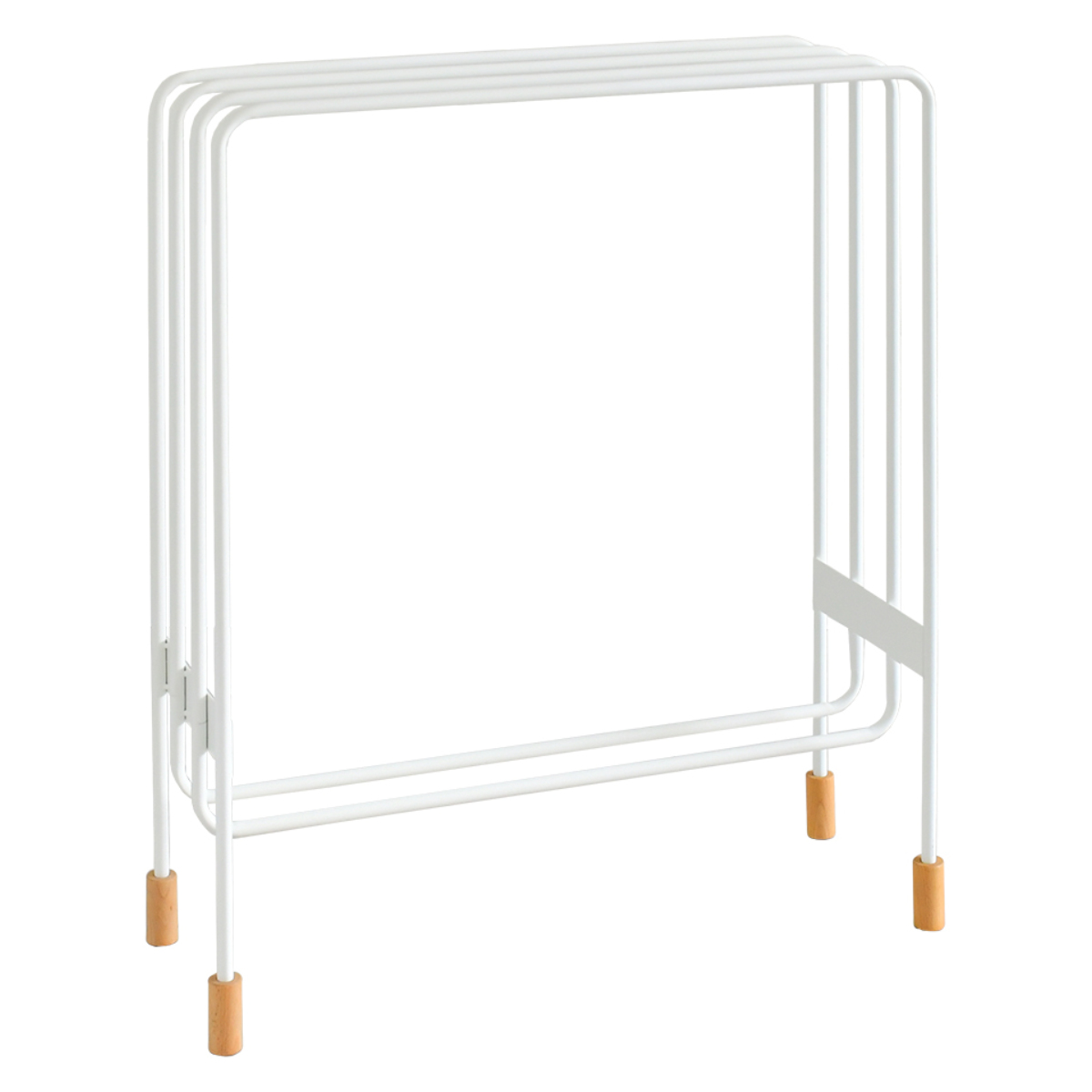 物干し タオルスタンド バスタオルハンガー 4連タイプ ミヤケデザイン ( バスタオルスタンド ランドリースタンド タオルハンガー バスタオル 4枚 タオル干し スタンド タオル掛け バスタオル干し スリム 置き型 脱衣所 洗面所 )