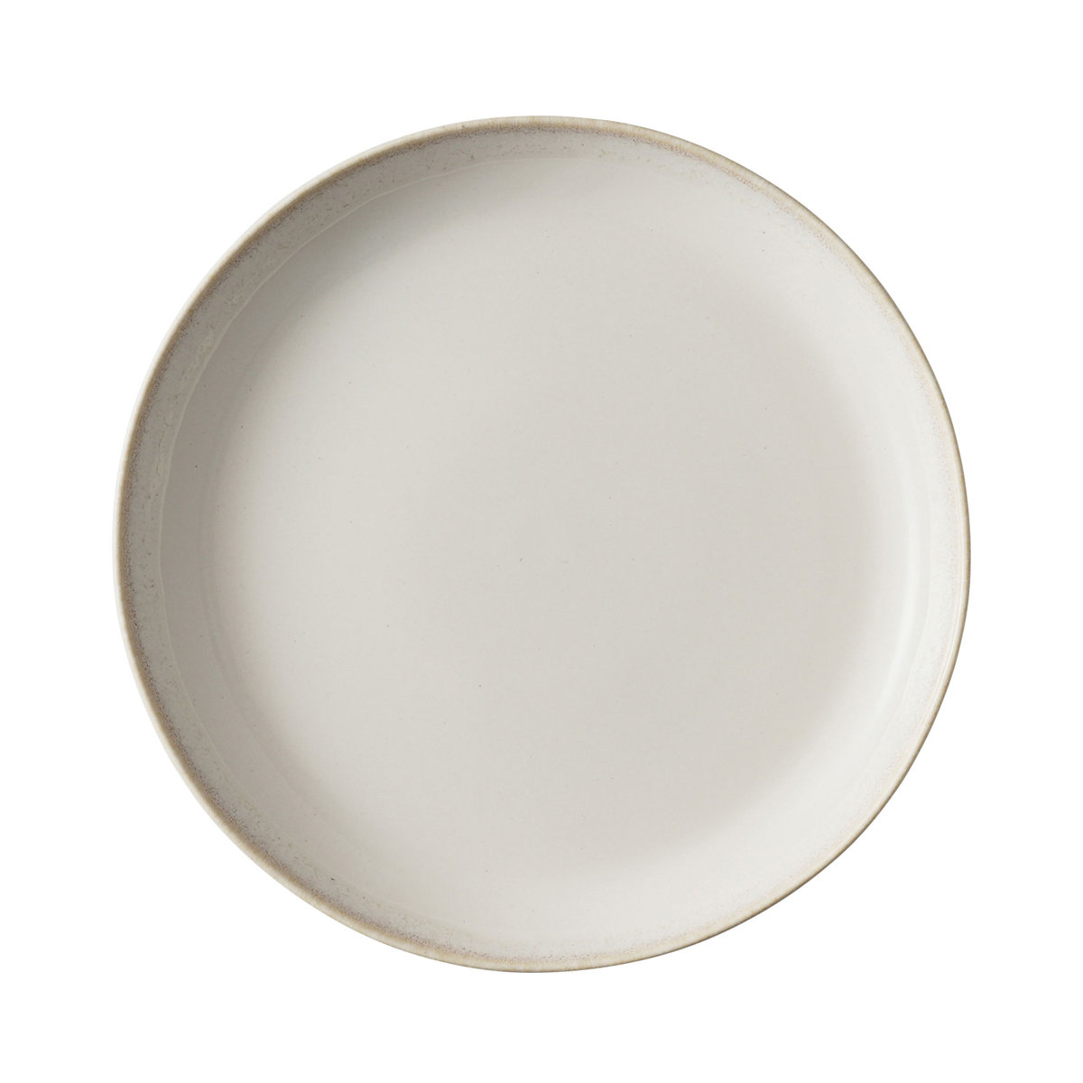 プレート ミルキートーン L ( 24.9cm 食洗機対応 電子レンジ対応 陶器 美濃焼 日本製 皿 お皿 食器 シンプル おしゃれ カフェ 北欧 ナチュラル ) 【ホワイト】 ホワイト