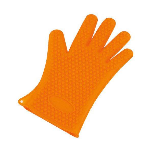 キッチングローブ New 5本指クッキンググローブ オレンジ シリコン製 ( 料理グローブ ミトン クッキンググローブ 手袋 キッチン手袋 台所用手袋 炊事手袋 調理用品 キッチン用品 キッチン雑貨 キッチンミトン 便利グッズ ) 【オレンジ】 オレンジ