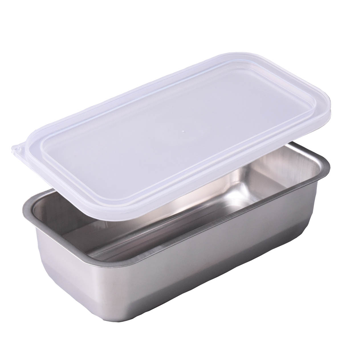 お料理はかどる蓋付き角バット 1/3サイズ 角型 ステンレス 日本製 ( キッチン バット 浅型 蓋付き セット 料理 調理 ケース 18-8ステンレス 角バット ステンレスバット コンパクト 浅型バット 蓋 使いやすい 丈夫 )