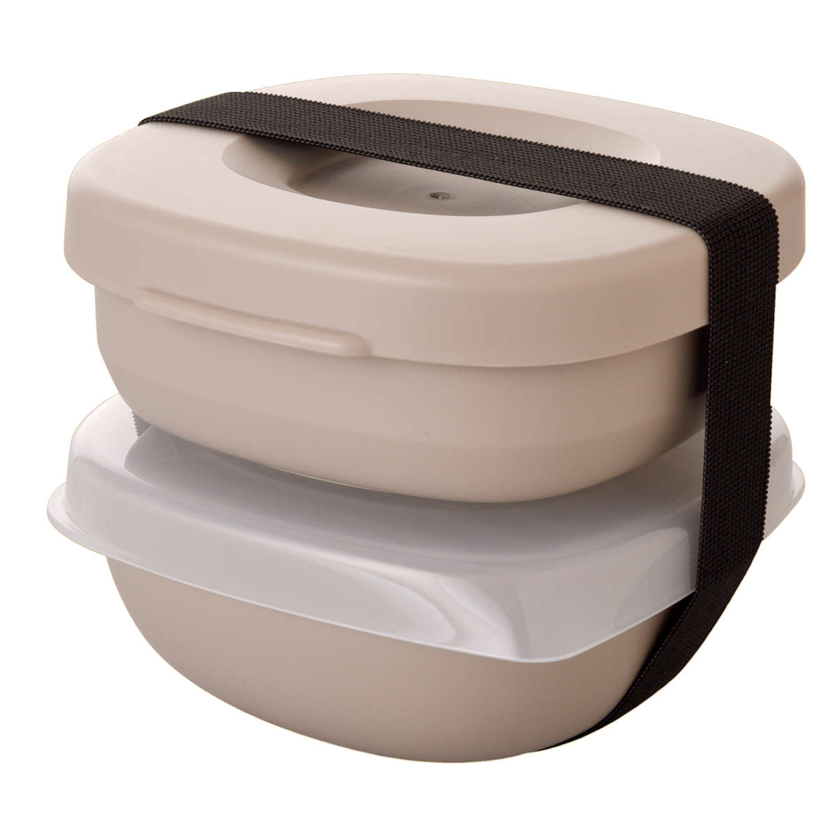 冷凍ご飯容器 お弁当がう米わん お弁当箱 790ml ( 保存容器 弁当箱 2段 電子レンジ ご飯 米 冷凍保存 食洗機対応 電子レンジ対応 日本製 おかずケース 冷凍ごはん容器 お米 ごはん 冷凍 容器 小分け 保存 炊き立てごはん 美味しい ) 【ベージュ】 ベージュ