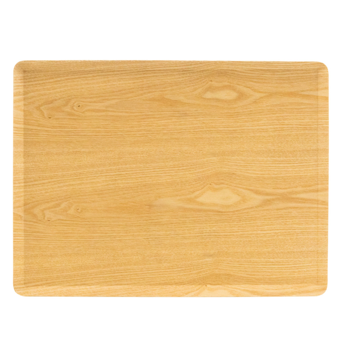 トレー 木製トレー ノンスリップ L 40×30cm ( キッチントレー キッチン トレイ キッチントレイ 木製 天然木 お盆 おしゃれ 北欧 北欧風 シンプル ナチュラル 配膳 滑りにくい ランチトレー ) 【ナチュラル】 ナチュラル