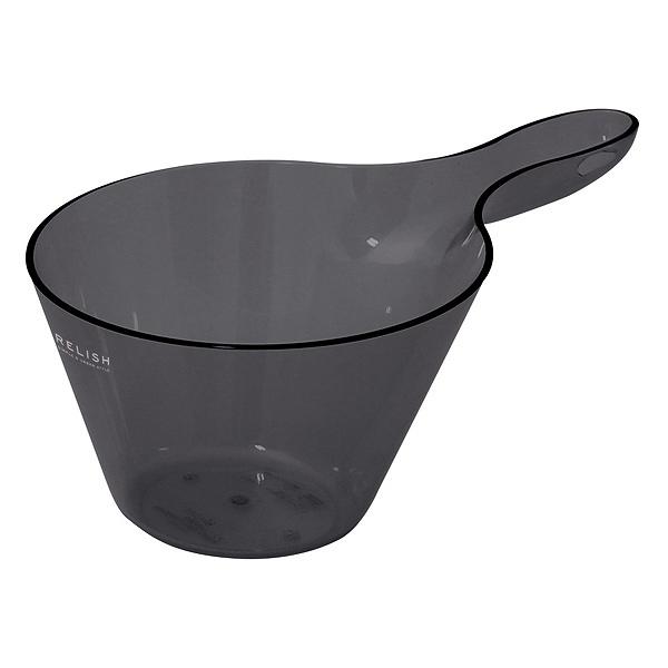 Dショッピング 手おけ レリッシュ Relish クリア 洗面器 手桶 風呂桶 透明 おしゃれ 風呂おけ ウォッシュボール せんめんき お手入れ簡単 壁掛け 吊下げ 収納 フック 軽い 軽量 丈夫 Pet樹脂 グレー カテゴリ バスチェアの販売できる商品 リビングート