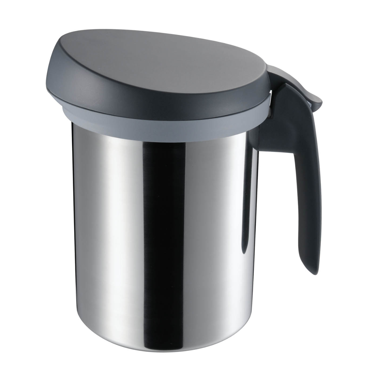 オイルポット 600ml Leye ロカポット ろ過パウダー付き 日本製 ( 油こし器 ろ過 ろ過ポット 油ポット フィルター レイエ ろ過容器 スリム パウダー キッチン用品 キッチンツール オイル 油 保存 油濾過 計量スプーン付き )