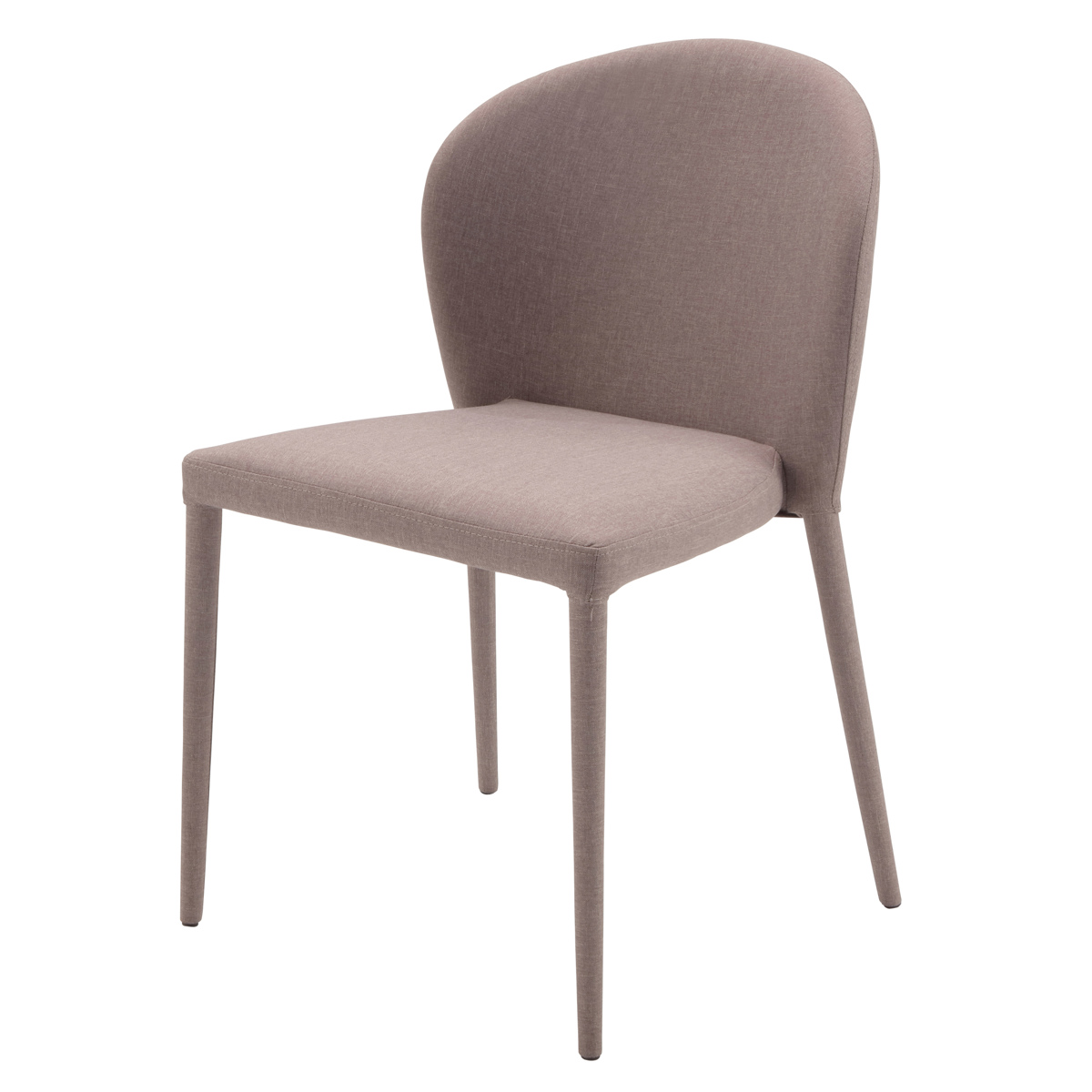 ダイニングチェア 4脚セット 椅子 COSTA 座面高44cm ( ダイニング ファブリック 布 ツートンカラー 食卓 セット リビング 快適 モダン ナチュラル 北欧 完成品 ) 【ライトグレー】 ライトグレー