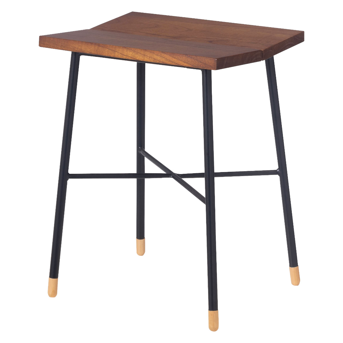 木製×スチール　スツール　椅子