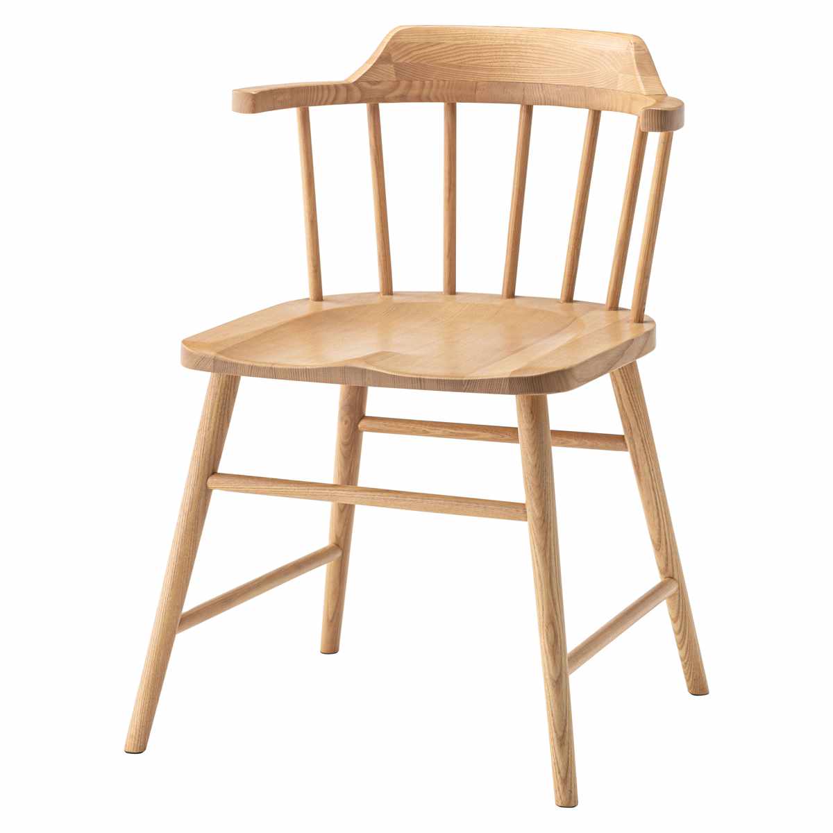 ダイニングチェア 座面高44cm ウィンザーチェア タンジ― form ( チェア ダイニング イス 椅子 食卓椅子 完成品 木製 天然木 チェアー いす 食卓 リビング ダイニングチェアー リビングチェア 木製椅子 ) 【ナチュラル】 ナチュラル