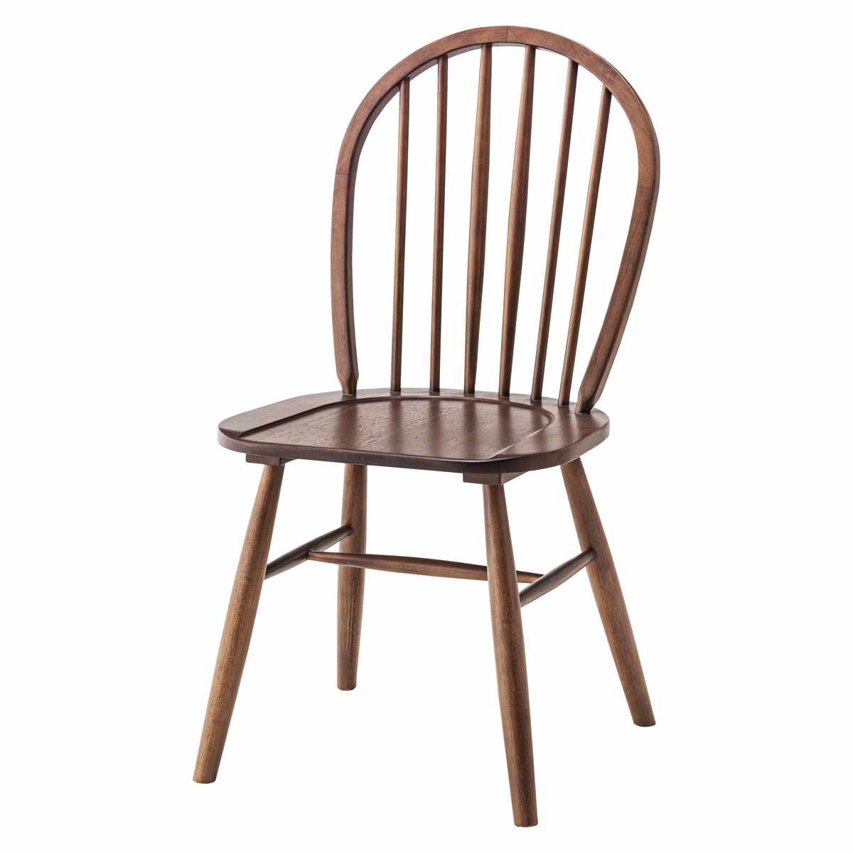 ダイニングチェア 座面高43.5cm ウィンザーチェア タイム form ( チェア ダイニング イス 椅子 食卓椅子 完成品 木製 天然木 チェアー いす 食卓 リビング ダイニングチェアー リビングチェア 木製椅子 ) 【ブラウン】 ブラウン