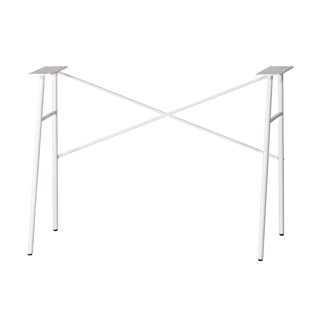 form デスク 脚のみ スチール製 リュカ ( デスク専用脚 スチール脚 パーツ 組み合わせ 脚 足 部品 デスク脚 机 パソコンデスク シンプルデスク ワークデスク ) 【ホワイト】 ホワイト