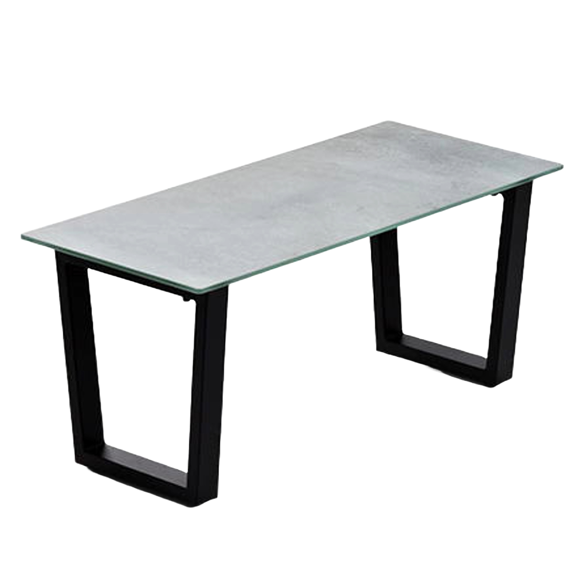 センターテーブル 幅90cm セラミック天板 CERABILL ( テーブル リビング ローテーブル 長方形 強化ガラス セラミック リビングテーブル 熱に強い 傷に強い コーヒーテーブル おしゃれ 作業台 ワークスペース ) 【ライトグレー】 ライトグレー