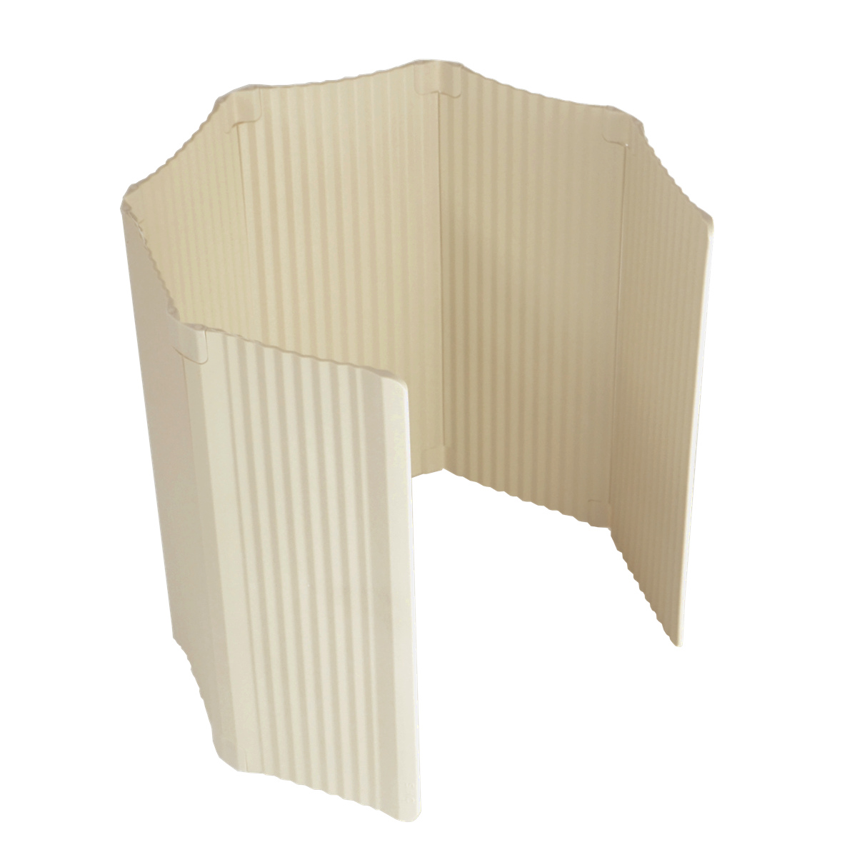 ビーワーススタイル すっきり暮らす 油はねガード IH専用 パネル 6枚タイプ ( レンジガード 油はね 防止 折りたたみ コンパクト IH 使うときだけ 食洗機対応 レンジパネル 油ハネガード IHコンロ用 揚げ物 ) 【ベージュ】 ベージュ