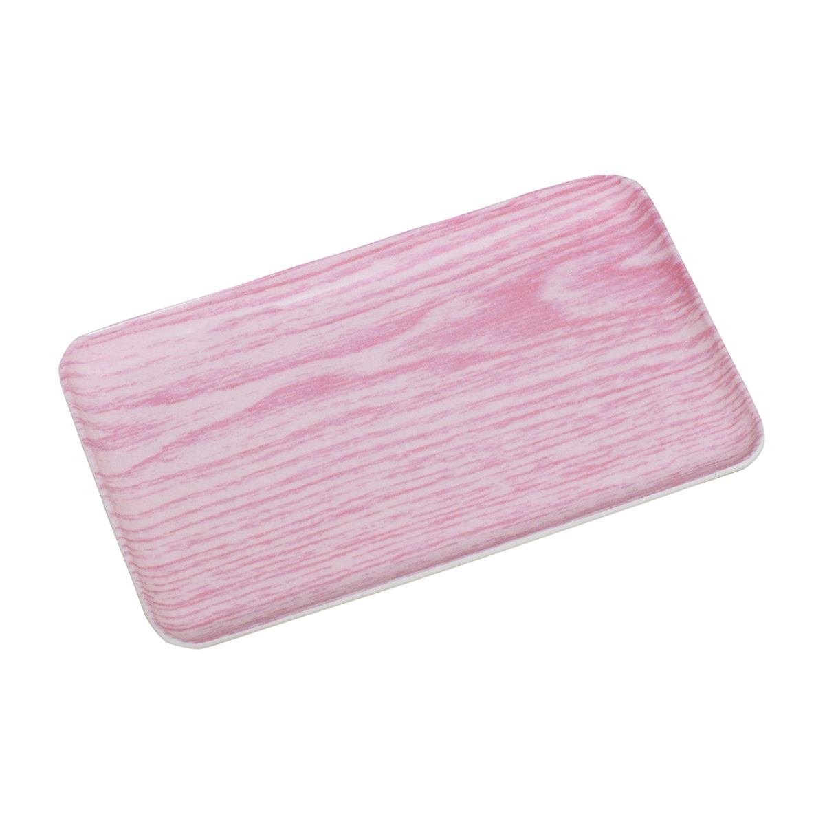 トレー HonuHonu 布張り 21cmトレイ ( 日本製 木目調 トレイ キッチントレー キッチン おしゃれ かわいい 角型 角 四角 ランチョンマット アクセサリートレー アクセサリートレイ シンプル ) 【ピンク】 ピンク