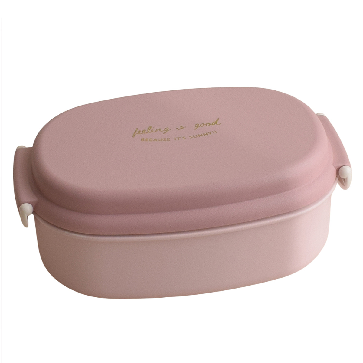 弁当箱 600ml FIG 塗1段ランチボックス ( お弁当箱 ランチボックス 食洗機対応 レンジ対応 ドーム型 1段 日本製 食洗機OK レンジOK お弁当 弁当 小判型 一段 一段弁当 ドーム蓋 おしゃれ ) 【マットピンク】 マットピンク