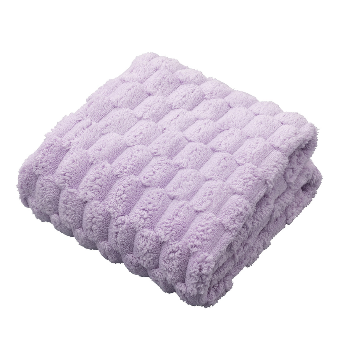 フェイスタオル カラリポコ ( タオル マイクロファイバー 手拭きタオル 汗拭きタオル 吸水 速乾 やわらか 無地 デイリータオル フェイス 洗顔 30×80cm ふんわり 日常使い 新生活 おしゃれ ギフト ) 【パープル】 パープル