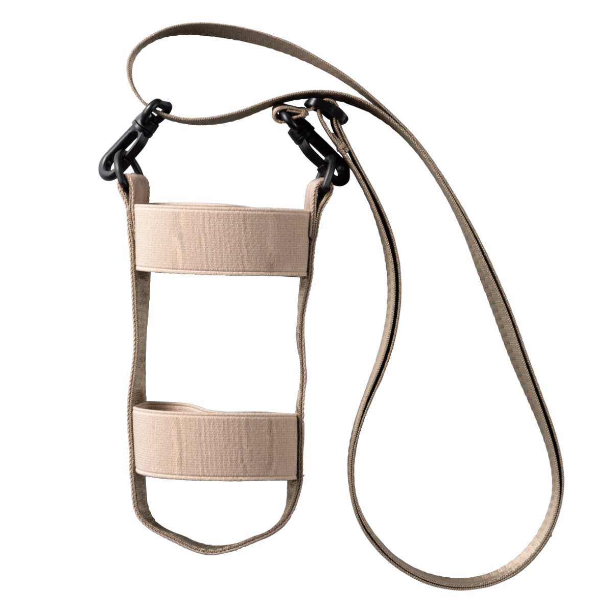 伸縮ボトルホルダー maneuver ( 伸縮 ボトルホルダー ホルダー カバー ボトルカバー ペットボトル マイボトル 水筒カバー ケース ショルダーベルト ボトルケース 持ち歩き お洒落 ) 【ベージュ】 ベージュ