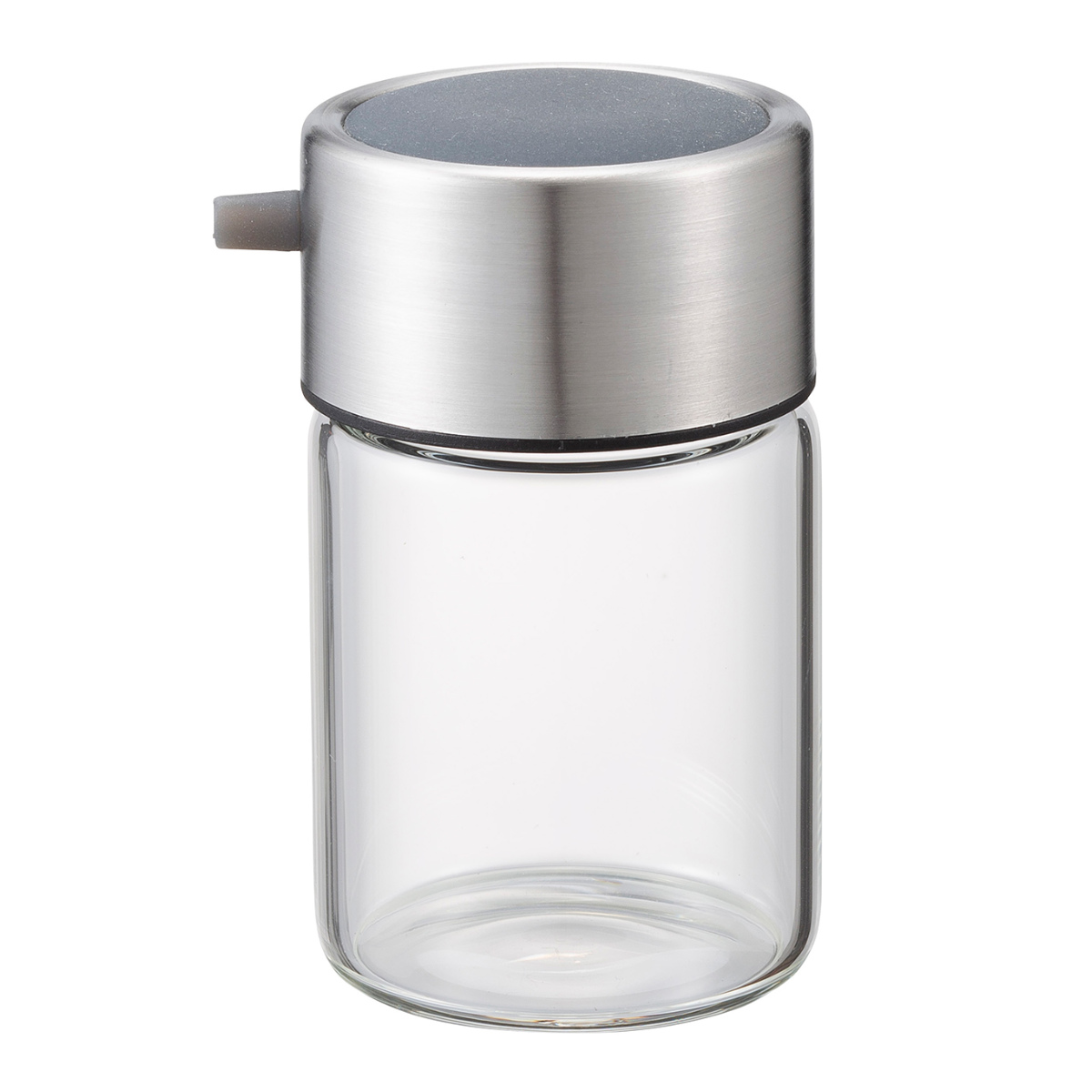 醤油さし 80ml atomico 食洗機対応 耐熱ガラス製 ( アトミコ 醤油入れ しょうゆ差し しょう油差し しょうゆ入れ しょう油入れ 醤油注ぎ ガラス製 卓上 調味料 入れ 容器 ボトル 保管 保存 プッシュ式 ミニ コンパクト おしゃれ )