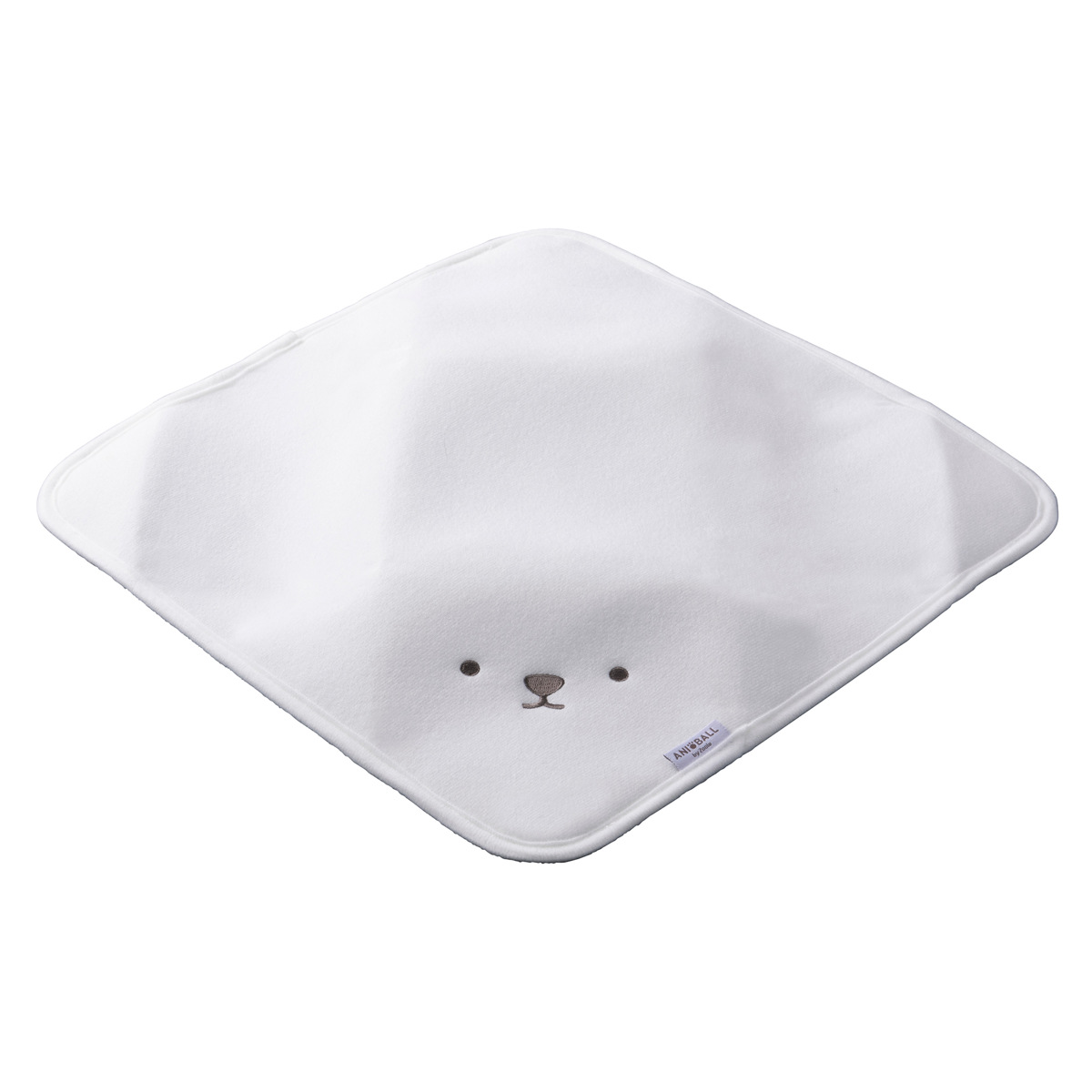 ランチクロス アニボール ランチラッパー ひっつく ( 保冷 お弁当包み ランチョンマット ランチマット かわいい 風呂敷 大判 お弁当箱入れ 弁当箱 弁当 ランチボックス ケース 包み 風呂敷型 正方形 ) 【シロクマ】 シロクマ