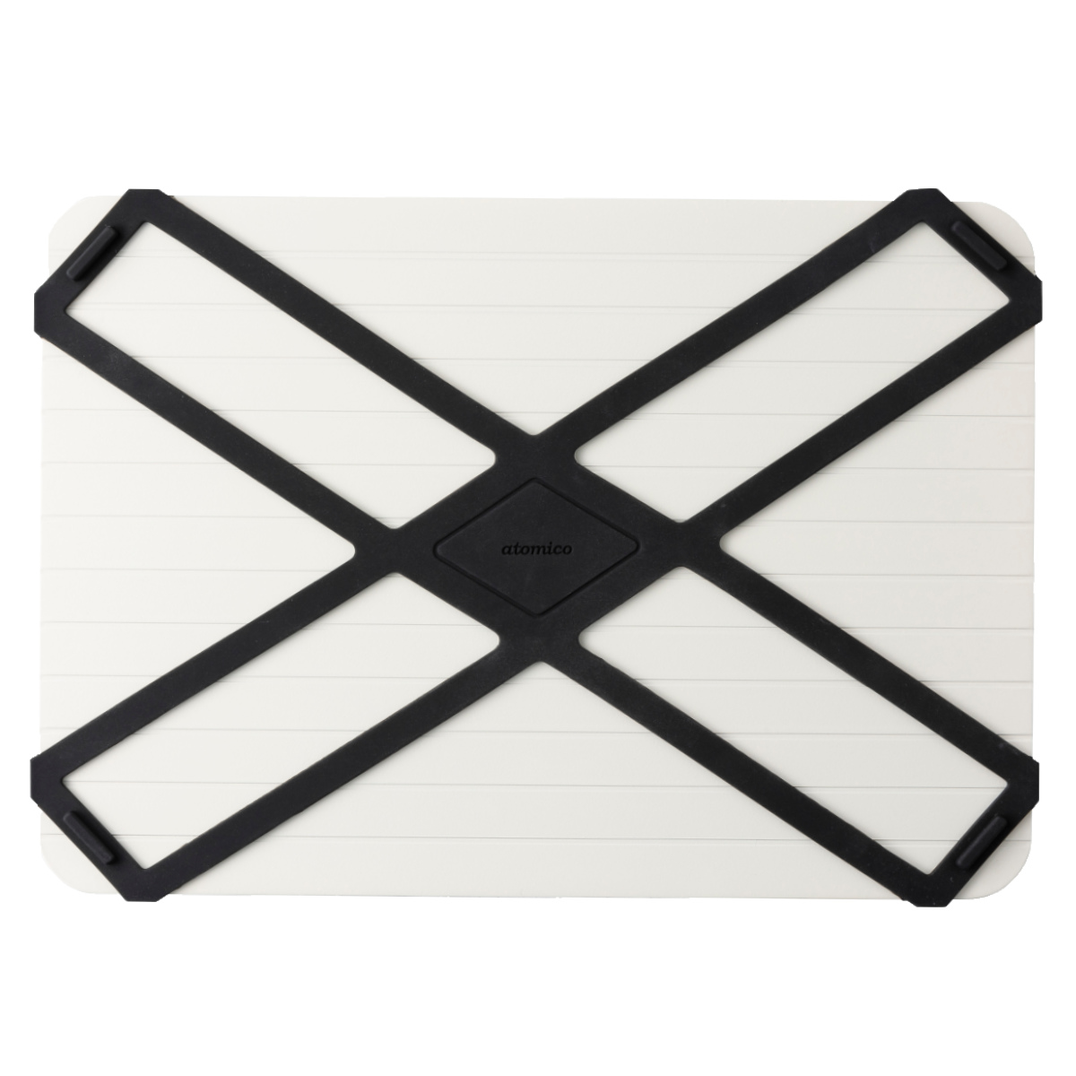 解凍プレート M アルミ製 atomico バンド付き ( アトミコ 解凍板 解凍ツール 急速解凍 自然解凍 粗熱取り 食品解凍 解凍 肉 刺身 粗熱 弁当作り 省エネ エコ 時短 アルミニウム製 )