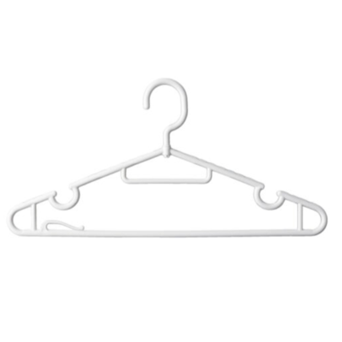 ハンガー 10本組 洗濯ハンガー 衣類ハンガー ターンフックハンガー The Hangers ( 物干しハンガー 10本セット まとめ買い 洗濯 スリム 洗濯物干し 衣類収納 物干し 衣類 収納 型崩れ防止 立体 シンプル スタイリッシュ ) 【ホワイト】 ホワイト