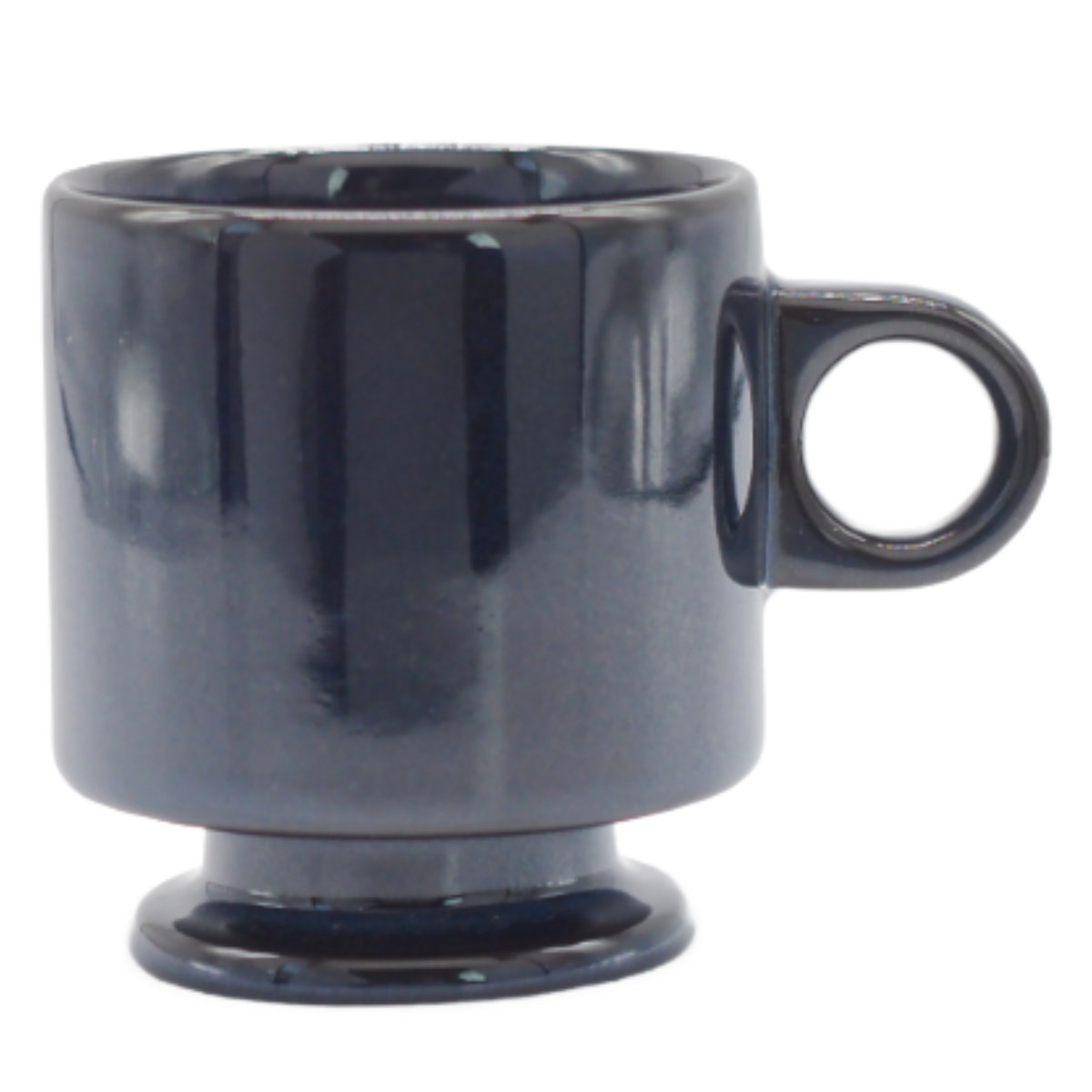 マグカップ 240ml Smith footed mug cup ( 磁器 電子レンジ対応 食洗機対応 日本製 コップ マグ マグコップ カップ 食器 おしゃれ かわいい シンプル レトロ ) 【ネイビー】 ネイビー