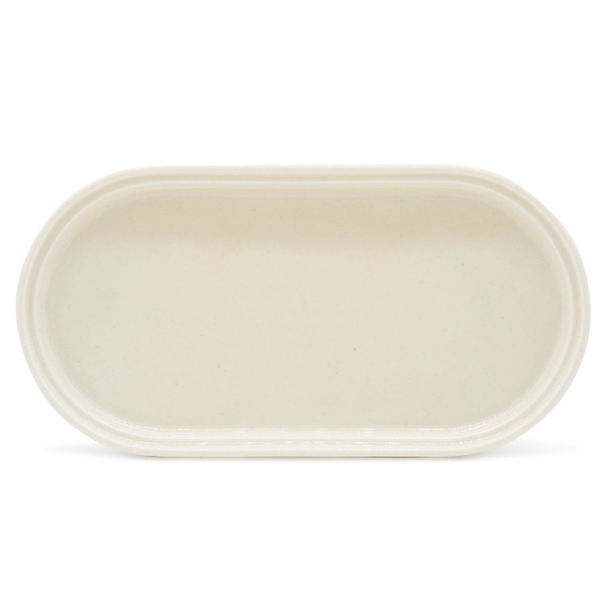 プレート Smith oval plate ( 25.5cm 電子レンジ対応 食洗機対応 日本製 磁器 オーバル 皿 お皿 食器 おしゃれ かわいい シンプル レトロ クラシック カフェ風 ) 【バニラ】 バニラ