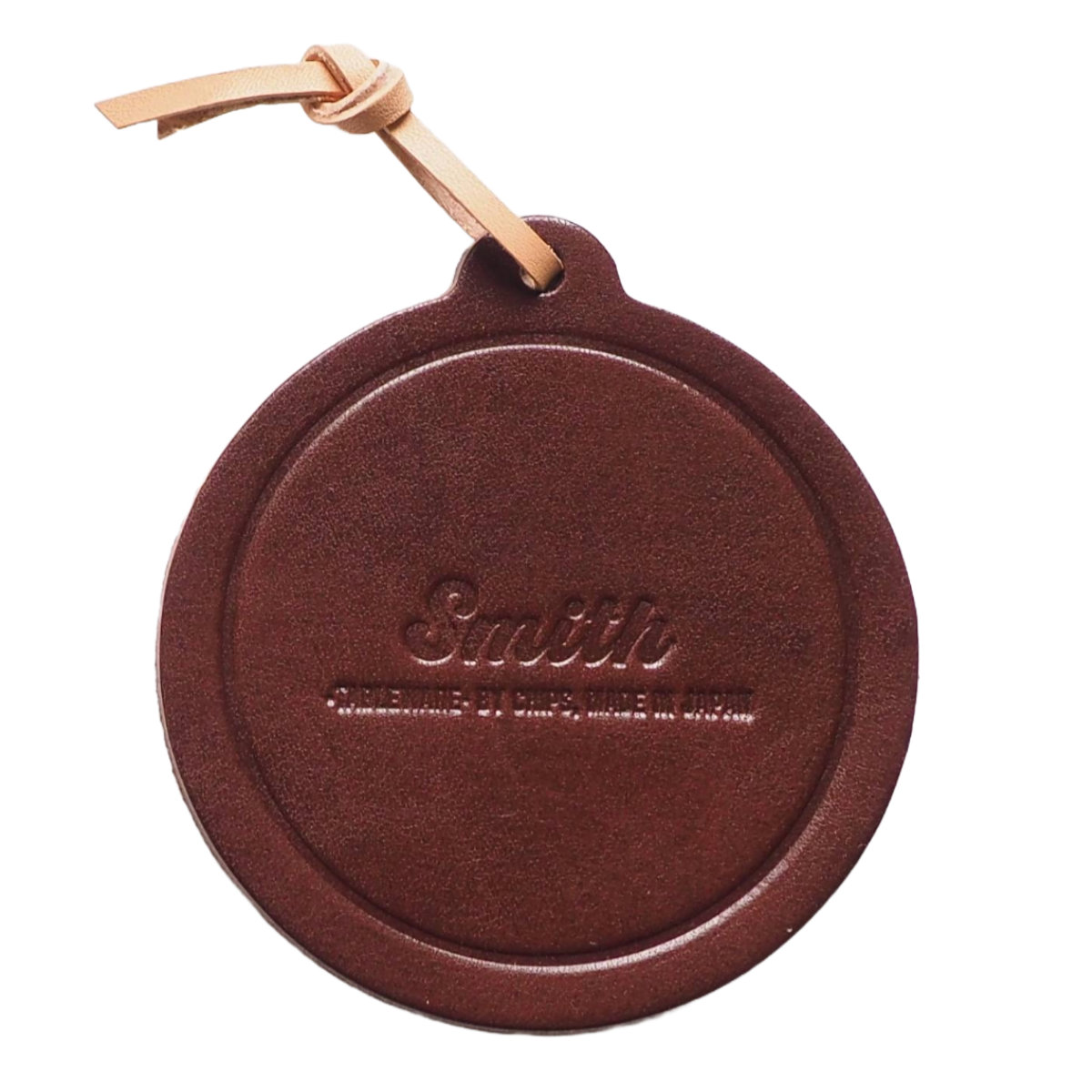 コースター Smith leather coaster ( レザーコースター 革 おしゃれ かわいい シンプル レトロ クラシック カフェ風 ) 【ブラウン】 ブラウン